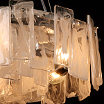 Люстра круглая с подвесными прямоугольными пластинами из стекла Glacier Panels варинант исполнения - 5 | Loft Concept в Нижнем Новгороде