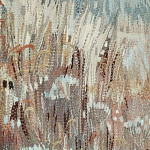 Современный Гобелен из шерсти в бежевых тонах Spring варинант исполнения - 1 | Loft Concept в Нижнем Новгороде