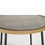 Барный столик с круглой плетеной столешницей Wicker Table Top варинант исполнения - 5 | Loft Concept в Нижнем Новгороде
