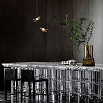 Подвесной светильник с прозрачной стеклянной птичкой Serip Voa варинант исполнения - 9 | Loft Concept в Нижнем Новгороде