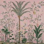 Обои ручная роспись Amazonia Florence Pink dyed silk варинант исполнения - 1 | Loft Concept в Нижнем Новгороде