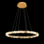 Люстра в форме кольца с золотым декором Warm Heavenly Light варинант исполнения - 9 | Loft Concept в Нижнем Новгороде