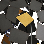 Люстра в форме сферы с декором из металлических квадратов Path to the Stars варинант исполнения - 1 | Loft Concept в Нижнем Новгороде