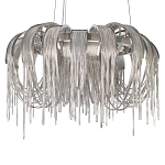 Люстра подвесная круглая с изогнутыми металлическими дугами и ниспадающими цепочками 65 см Atlantis Chain варинант исполнения - 15 | Loft Concept в Нижнем Новгороде