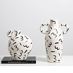 Декоративная ваза White Doodle Vase M варинант исполнения - 2 | Loft Concept в Нижнем Новгороде