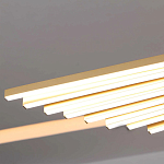 Люстра в виде распахнутых крыльев из тонких металлических планок Flight of Freedom варинант исполнения - 7 | Loft Concept в Нижнем Новгороде