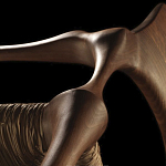 Стул из Ореха с плетеным сидением Kronos Dining Chair Brown варинант исполнения - 2 | Loft Concept в Нижнем Новгороде