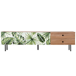 Длинная ТВ-тумба с принтом на ящиках Elise TV Stand варинант исполнения - 2 | Loft Concept в Нижнем Новгороде