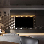 Гипсовая 3D панель с принтографией PM-107 варинант исполнения - 1 | Loft Concept в Нижнем Новгороде