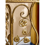 Столик приставной золотистый с орнаментом на столешнице Tanzania варинант исполнения - 6 | Loft Concept в Нижнем Новгороде