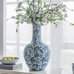 Ваза с классическим узором шинуазри синего цвета Blue & White Ornament  варинант исполнения - 4 | Loft Concept в Нижнем Новгороде