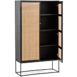 Шкаф с 2-мя дверцами из ротанга ручной работы Fuse Wicker Furniture варинант исполнения - 3 | Loft Concept в Нижнем Новгороде