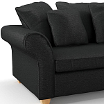 Мебельная ткань Шенилл черный цвет 138 см T4-35 варинант исполнения - 7 | Loft Concept в Нижнем Новгороде