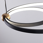 Люстра подвесная светодиодная черный металл Ring Horizontal варинант исполнения - 5 | Loft Concept в Нижнем Новгороде