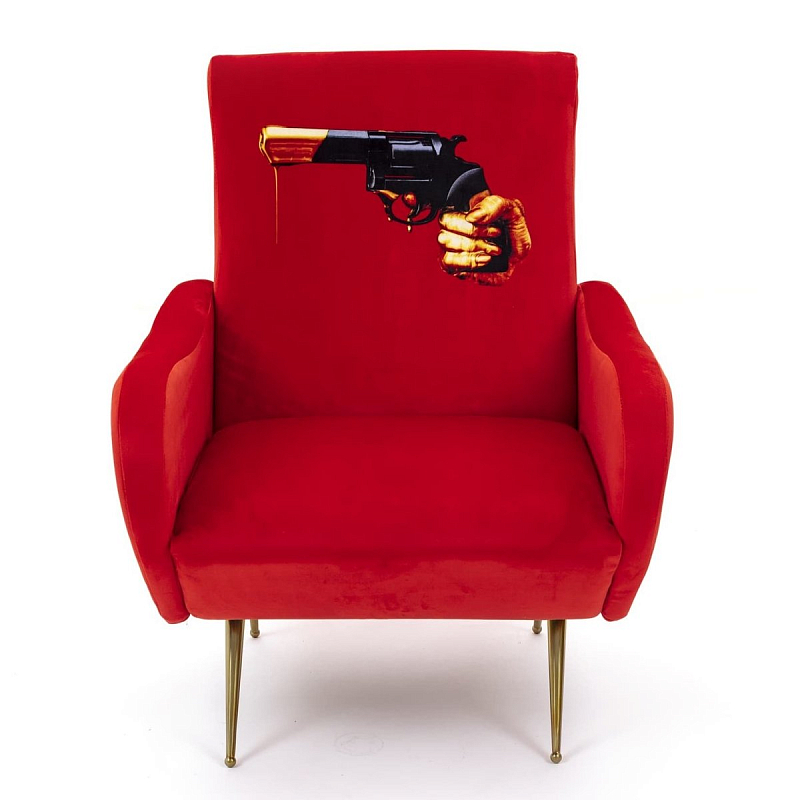 Кресло Seletti Armchair Revolver Красный в Нижнем Новгороде | Loft Concept 