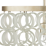 Потолочный светильник с каскадом из круглых декоративных колец Waterfall from the Rings варинант исполнения - 1 | Loft Concept в Нижнем Новгороде