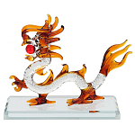 Декоративная стеклянная статуэтка Дракон Glass Dragon Statuette варинант исполнения - 1 | Loft Concept в Нижнем Новгороде