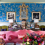 Обои ручная роспись Houghton Canton Blue варинант исполнения - 5 | Loft Concept в Нижнем Новгороде