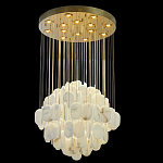 Люстра с овальными подвесками из натурального камня Spatial Composition варинант исполнения - 6 | Loft Concept в Нижнем Новгороде
