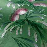 Обои ручная роспись Silk Tree Colourway SC-92 on Emerald Green dyed silk варинант исполнения - 3 | Loft Concept в Нижнем Новгороде