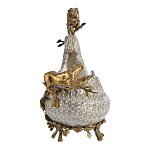 Чаша для фруктов из фарфора бронзовыми фигурками леопардов Eden Garden варинант исполнения - 4 | Loft Concept в Нижнем Новгороде