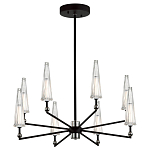 Люстра с прозрачными плафонами из стекла Umbrella варинант исполнения - 2 | Loft Concept в Нижнем Новгороде