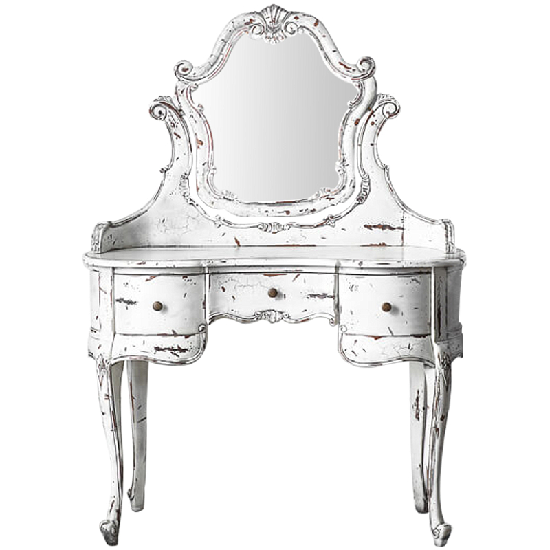 Трельяж White Felicienne Dressing Table Белый Коричневый в Нижнем Новгороде | Loft Concept 