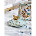 Шкатулка голубого цвета с рисунком и состаренным эффектом Eden Garden варинант исполнения - 8 | Loft Concept в Нижнем Новгороде