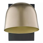 Бра с наклонным плафоном в сочетании золотистого и чёрного цвета Sconce with Sloping Shade варинант исполнения - 1 | Loft Concept в Нижнем Новгороде