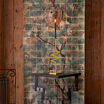 Обои ручная роспись Braganza Standard colourway on dyed paper варинант исполнения - 3 | Loft Concept в Нижнем Новгороде