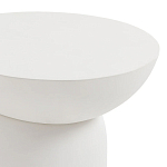 Приставной столик белого цвета Tori варинант исполнения - 3 | Loft Concept в Нижнем Новгороде