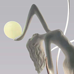 Торшер белая статуэтка Девушка Girl Carries Light Balls варинант исполнения - 1 | Loft Concept в Нижнем Новгороде