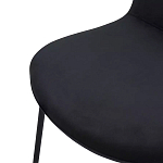 Стул черный с обивкой из велюра Black Archie Chair варинант исполнения - 5 | Loft Concept в Нижнем Новгороде