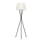 Торшер на трех тонких перекрещенных ножках с белым конусным абажуром из льна Feiss варинант исполнения - 1 | Loft Concept в Нижнем Новгороде