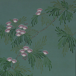 Обои ручная роспись Silk Tree Blossom on Sung Green Williamsburg варинант исполнения - 1 | Loft Concept в Нижнем Новгороде