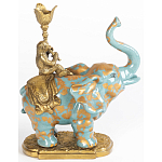 Фарфоровый подсвечник Слон с эмоцией Fluens варинант исполнения - 2 | Loft Concept в Нижнем Новгороде