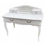 Стол-бюро белого цвета из массива бука с 4-мя ящиками White Provence варинант исполнения - 3 | Loft Concept в Нижнем Новгороде