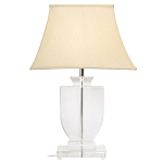 Настольная лампа хрустальная с бежевым абажуром Perfect варинант исполнения - 1 | Loft Concept в Нижнем Новгороде