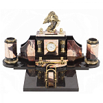 Настольный письменный набор из яшмы с декором в виде орла Manager Organizer варинант исполнения - 1 | Loft Concept в Нижнем Новгороде