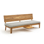 Садовый диван-трансофрмер Kate серый варинант исполнения - 6 | Loft Concept в Нижнем Новгороде