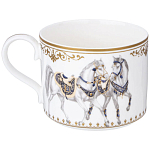 Чайный сервиз из фарфора с изображением лошадей на 6 персон 14 предметов Porcelain Horse Set варинант исполнения - 4 | Loft Concept в Нижнем Новгороде