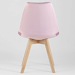 Стул с мягким велюровым сиденьем Arvika Pink варинант исполнения - 4 | Loft Concept в Нижнем Новгороде