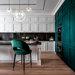 Подвесной светильник со стеклянным прозрачным плафоном в форме шара и золотыми металлическим акцентами 30 ClassiCon варинант исполнения - 6 | Loft Concept в Нижнем Новгороде