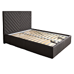 Кровать серая с подъемным механизмом Adelaide варинант исполнения - 1 | Loft Concept в Нижнем Новгороде