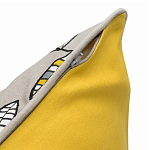 Чехол на подушку с рисунком и вышивкой Aurora Allure Sprout варинант исполнения - 4 | Loft Concept в Нижнем Новгороде