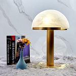 Настольная лампа c абажуром в форме купола из натурального камня  Heavenly Harmony варинант исполнения - 2 | Loft Concept в Нижнем Новгороде