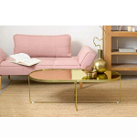 Кофейный столик овальный золотой Modern Mirror Gold Table варинант исполнения - 1 | Loft Concept в Нижнем Новгороде