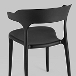 Черный стул из прочного PP-пластика JORIS варинант исполнения - 5 | Loft Concept в Нижнем Новгороде