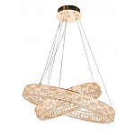 Люстра на 2 кольца с текстурной огранкой Reflection of Reality варинант исполнения - 3 | Loft Concept в Нижнем Новгороде