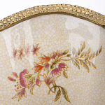 Ваза голубого цвета из фарфора с цветочным рисунком и бронзовой стрекозой Blue Garden варинант исполнения - 2 | Loft Concept в Нижнем Новгороде